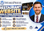 design wordpress restaurant website menu table booking online reservation system